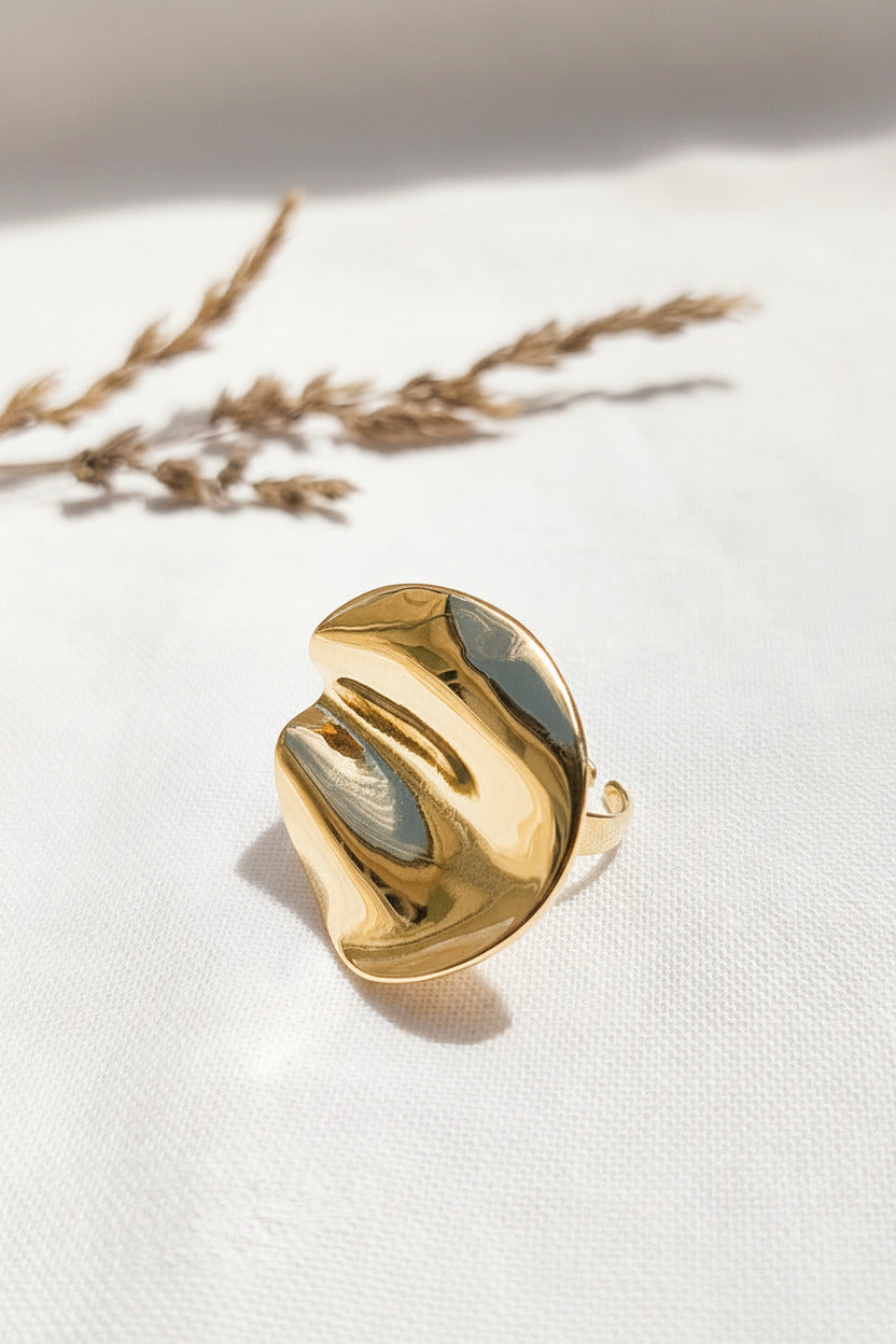 Bague disque ondulé