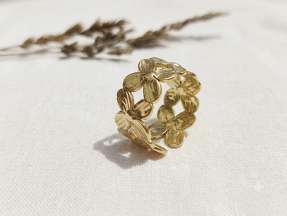 Bague flower power