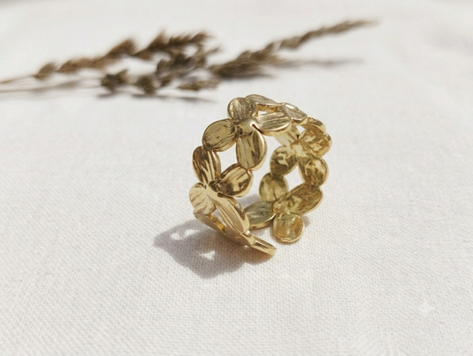 Bague flower power